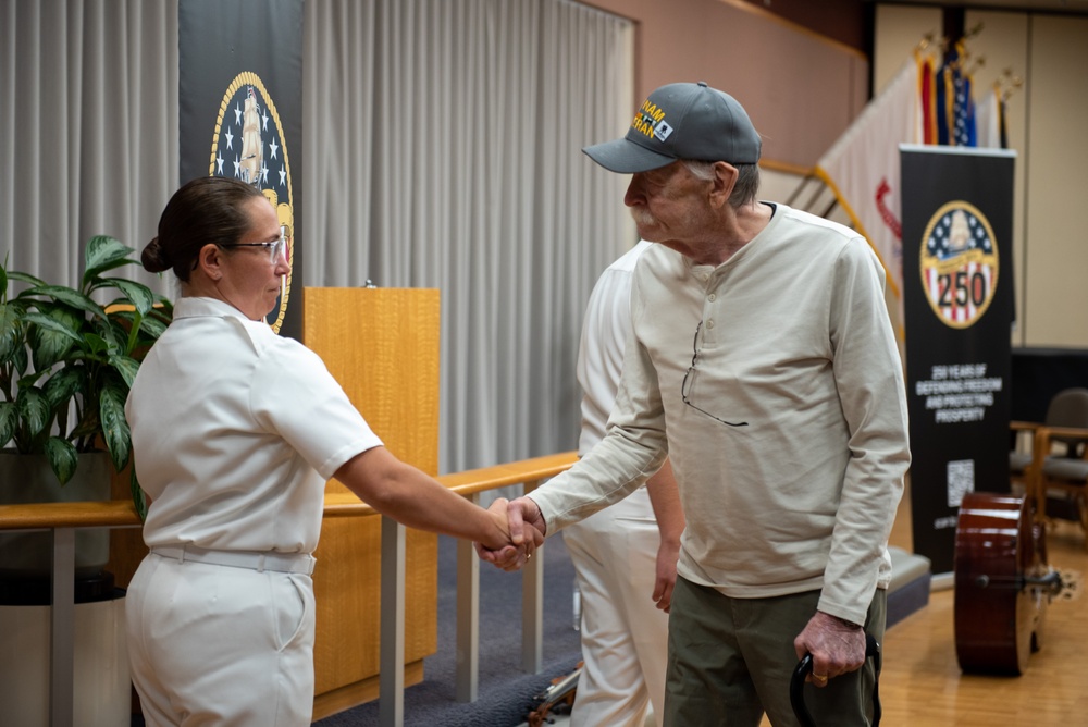 The Navy Band Country Current performs at VA Medical Center