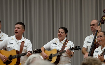 The Navy Band Country Current performs at VA Medical Center