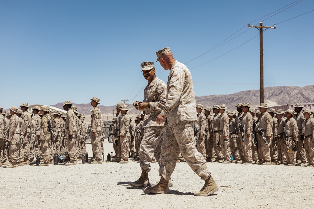 SLTE 4-25: II MEF Commanding General Visits V28