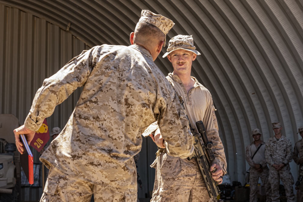 SLTE 4-25: II MEF Commanding General Visits V28