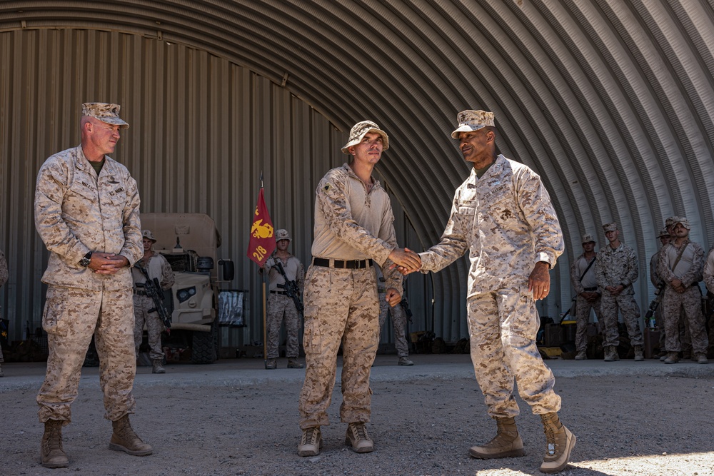 SLTE 4-25: II MEF Commanding General Visits V28