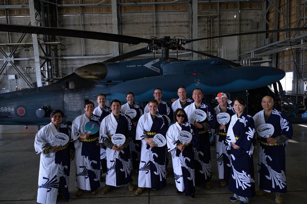 459th AS visits JASDF Niigata Air Rescue Squadron