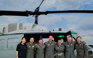 459th AS visits JASDF Niigata Air Rescue Squadron