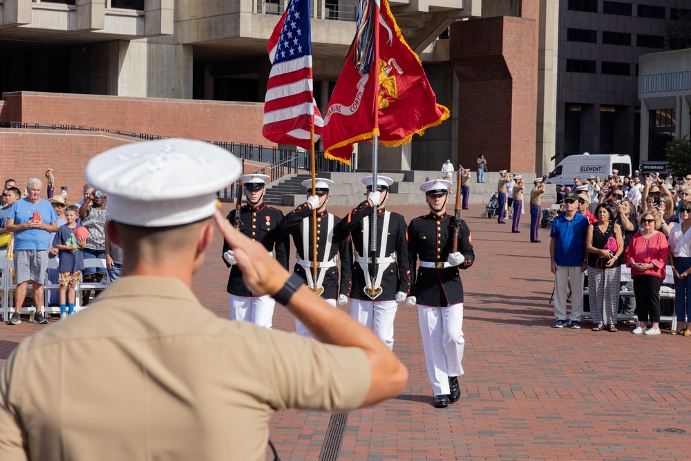 Marine Week Boston 2025; Commemoration Ceremony