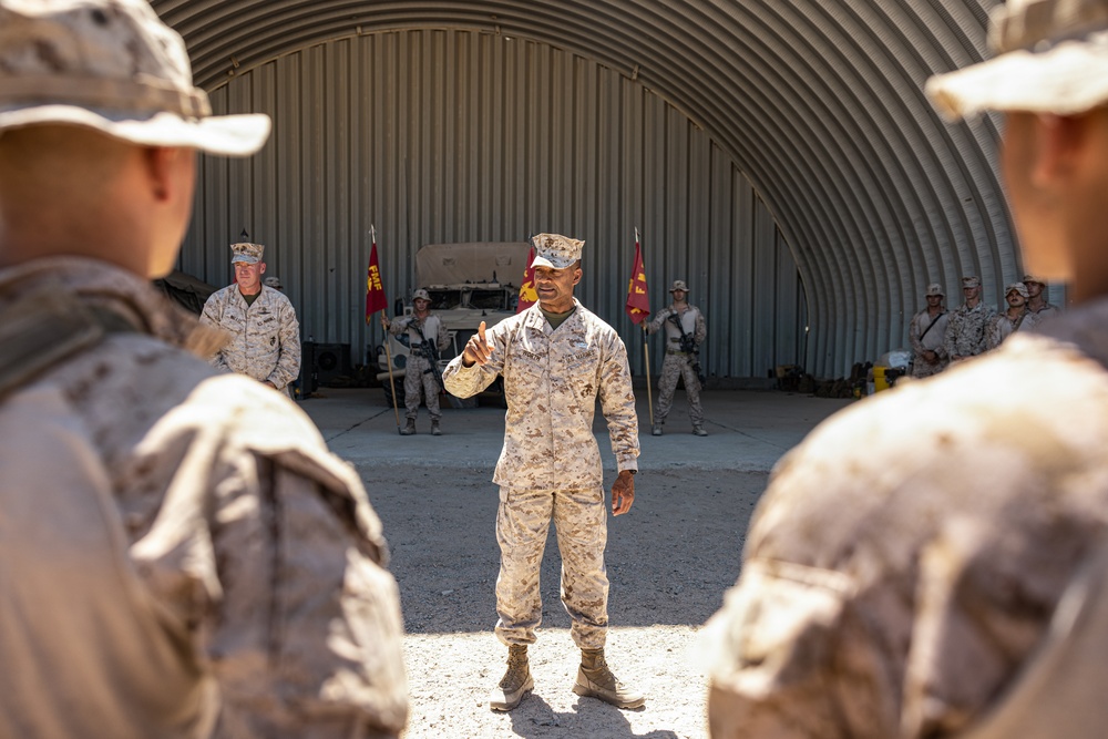 SLTE 4-25: II MEF Commanding General Visits V28