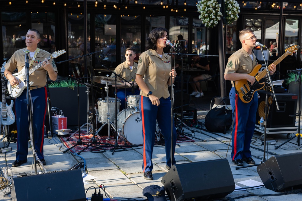 Marine Week Boston 2025; Quantico Marine Rock Band