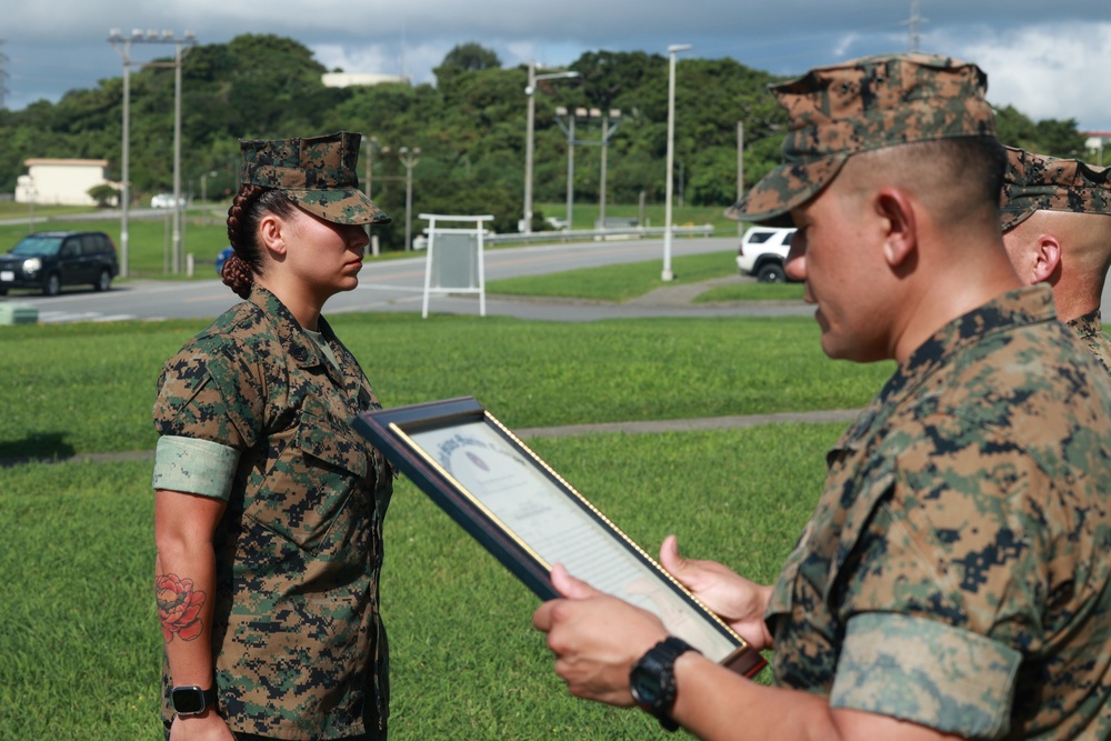 GySgt Andrea Moore Promotion