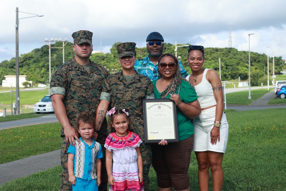 GySgt Andrea Moore Promotion