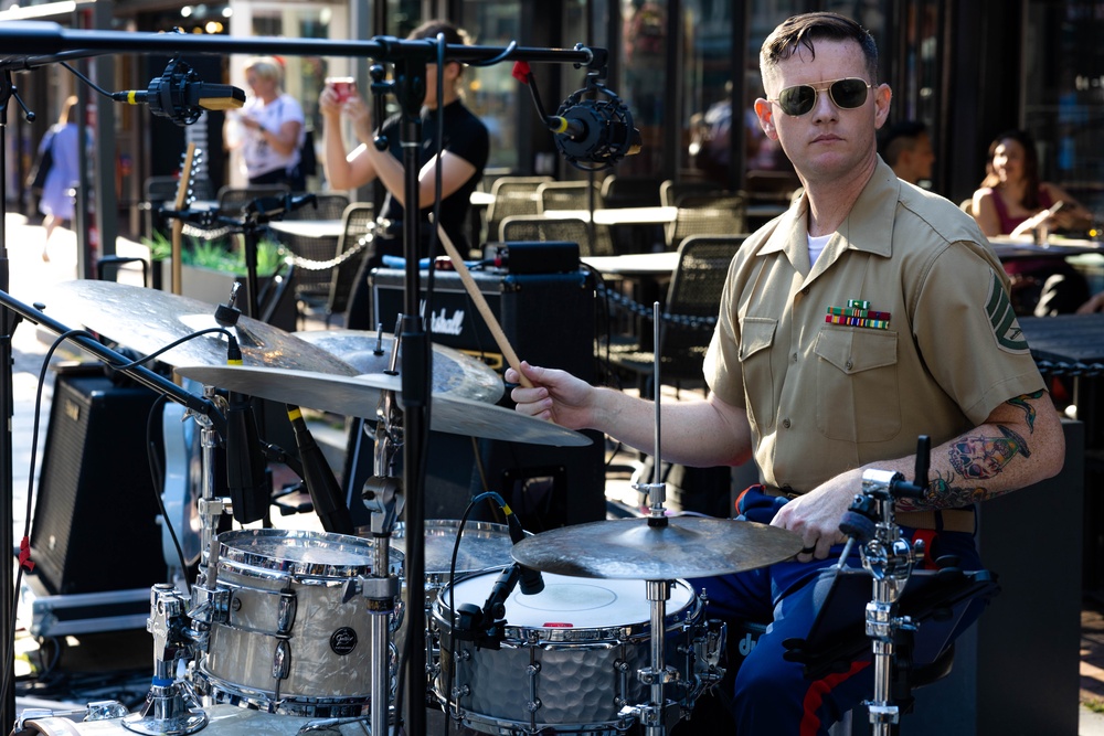 Marine Week Boston 2025; Quantico Marine Rock Band