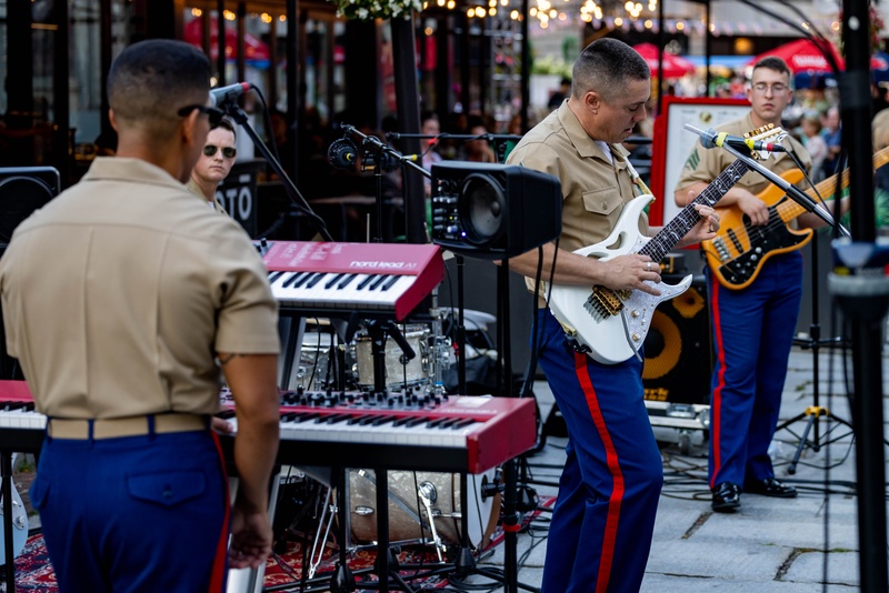 Marine Week Boston 2025; Quantico Marine Rock Band