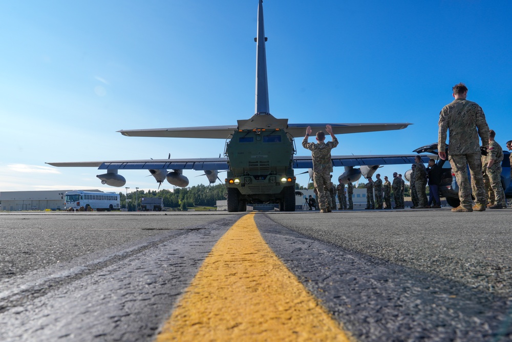 Arctic Edge 25: 27 SOW MC-130 Commando II loads Marine Corps Vehicle