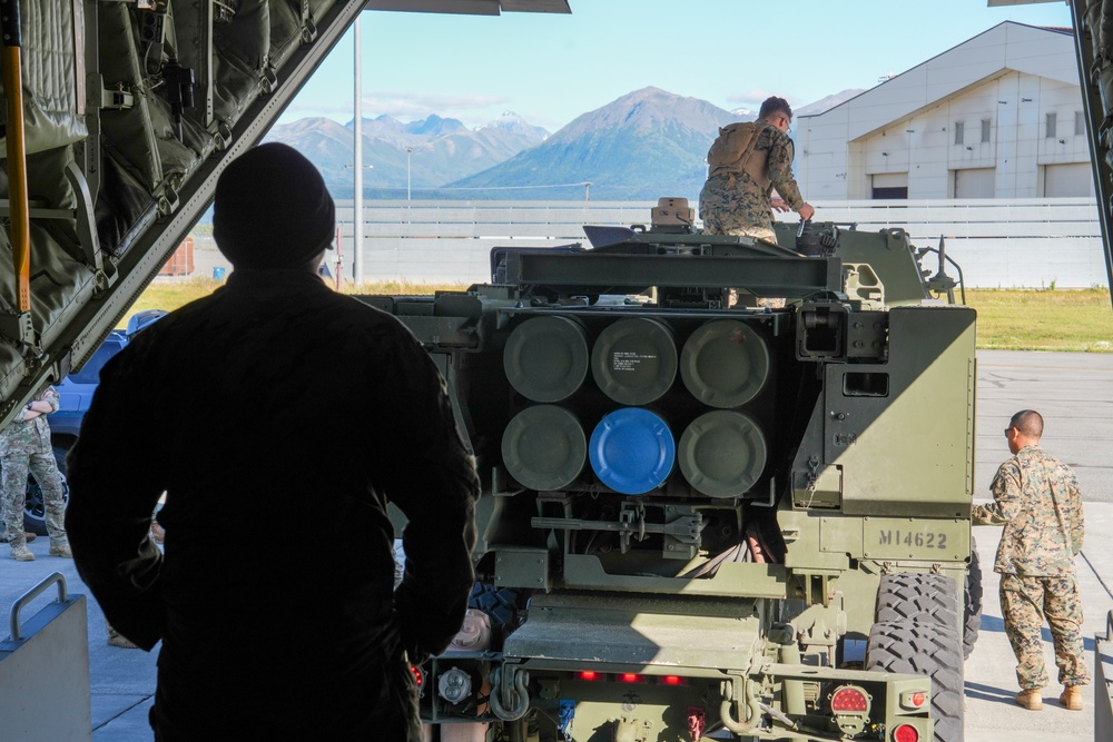 Arctic Edge 25: 27 SOW MC-130 Commando II loads Marine Corps Vehicle