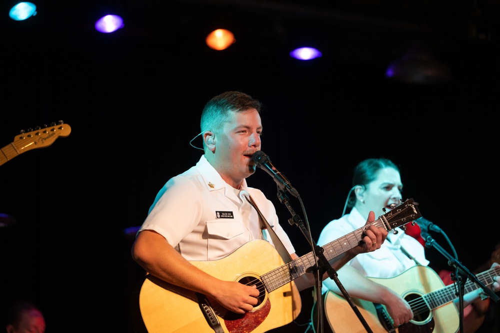 The Navy Band Country Current performs at James Ballentine VFW Post 246