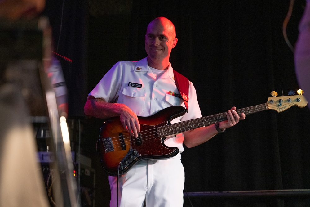 The Navy Band Country Current performs at James Ballentine VFW Post 246
