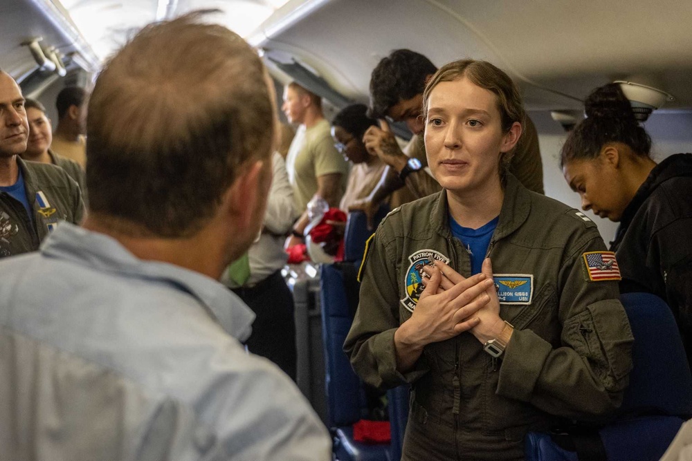 U.S. Ambassador San Marino Tilman J. Fertitta Visits Patrol Squadron 5