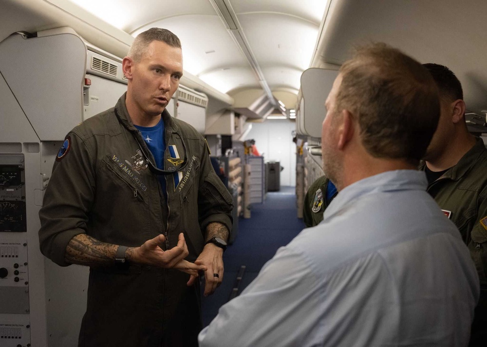 U.S. Ambassador San Marino Tilman J. Fertitta Visits Patrol Squadron 5