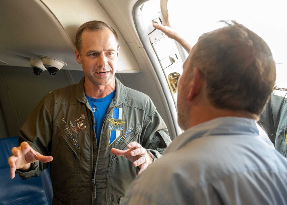 U.S. Ambassador San Marino Tilman J. Fertitta Visits Patrol Squadron 5