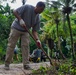 Camp Blaz Marines and civilians volunteer with the Guåhan Sustainable Culture