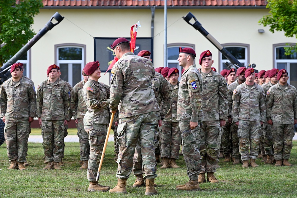 Bull Battery 4-319th Change of Command