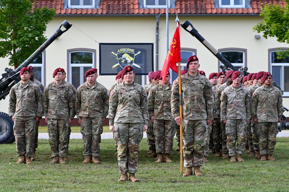 Bull Battery 4-319th Change of Command