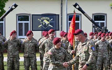 Bull Battery 4-319th Change of Command