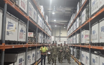 Top leaders from 3ID, 1AD Sustainment Brigades conduct site visit to Powidz APS-2 worksite