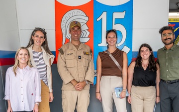 National Security Adviser to House Majority Whip, Amelia Litynski visits Commander, Destroyer Squadron 15