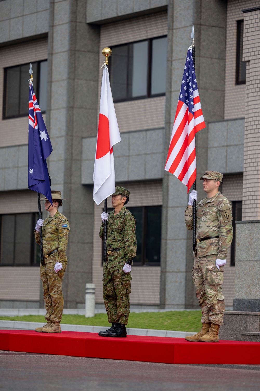 U.S. Army’s 25th Infantry Division, Japan Ground Self-Defense Force, and Australian Army Unite for Yama Sakura 89 during the Opening Ceremony
