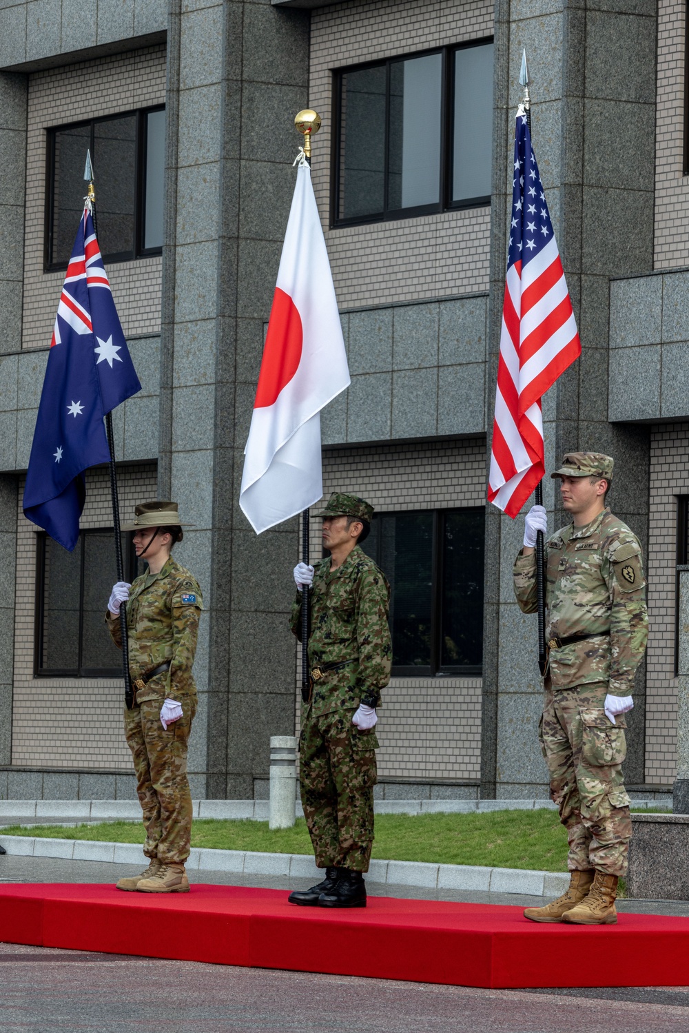 U.S. Army’s 25th Infantry Division, Japan Ground Self-Defense Force, and Australian Army Unite for Yama Sakura 89 during the Opening Ceremony