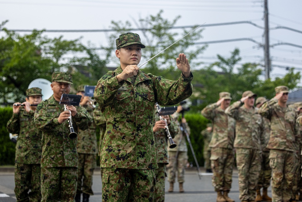 U.S. Army’s 25th Infantry Division, Japan Ground Self-Defense Force, and Australian Army Unite for Yama Sakura 89 during the Opening Ceremony