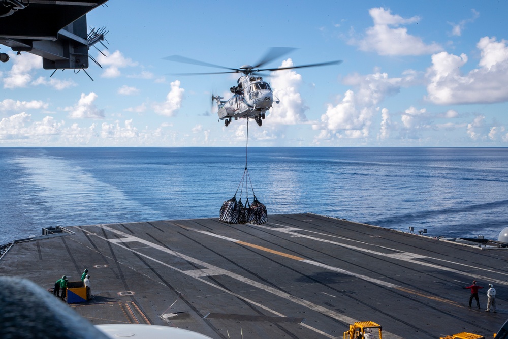 George Washington Conducts Replenishment-at-Sea