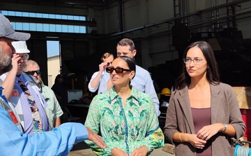 US Senate Committee on Appropriations professional staffers visit Coleman APS-2 worksite