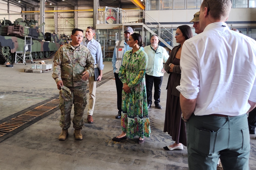 US Senate Committee on Appropriations professional staffers visit Coleman APS-2 worksite