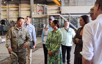 US Senate Committee on Appropriations professional staffers visit Coleman APS-2 worksite