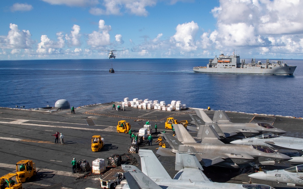 George Washington Conducts Replenishment-at-Sea