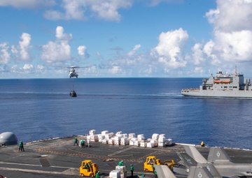 George Washington Conducts Replenishment-at-Sea