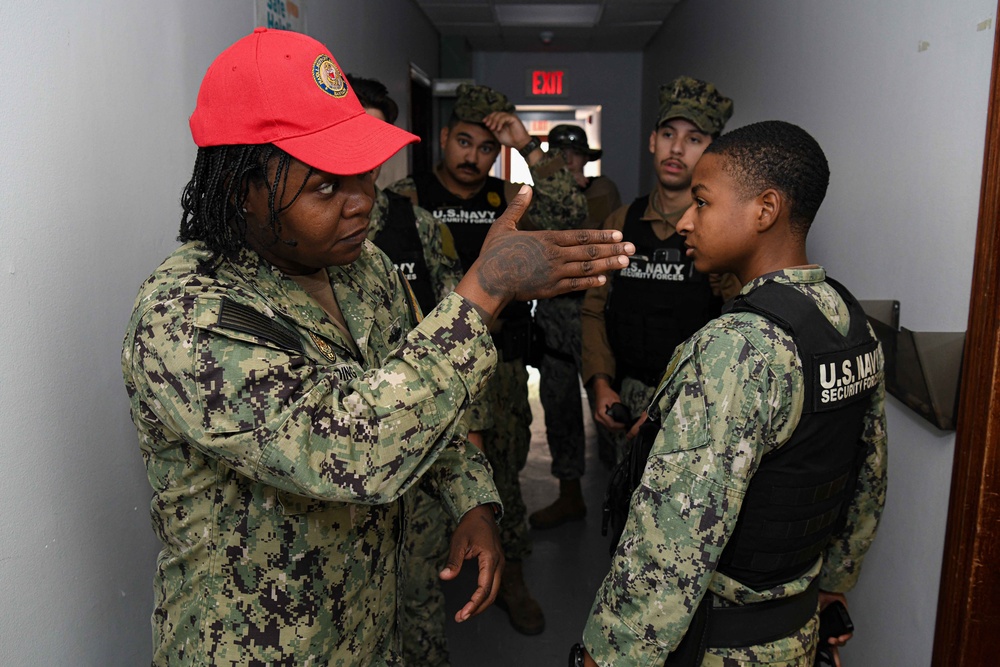 NSF Bahrain Holds an Active Threat Exercise