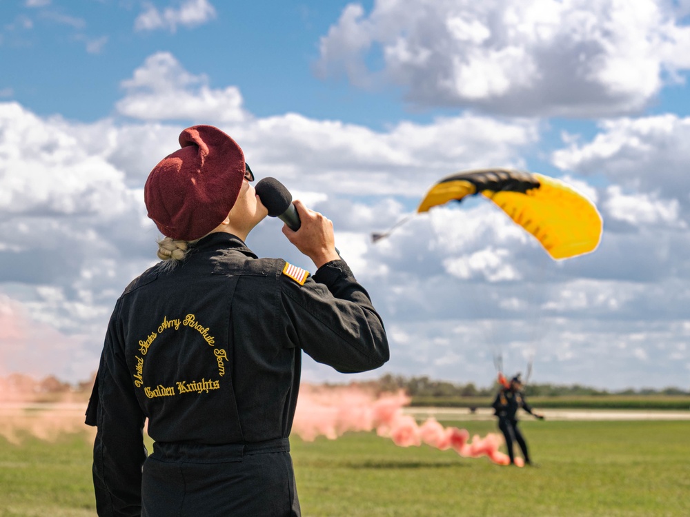 U.S. Army Parachute Team at The Quad City Airshow