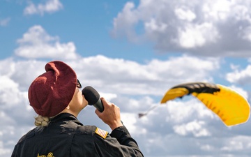 U.S. Army Parachute Team at The Quad City Airshow