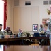 U.S. Army Guard Commander, Brig. Gen. Leland Blanchard, Speaks with JTF Leadership