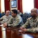 U.S. Army Guard Commander, Brig. Gen. Leland Blanchard, Speaks with JTF Leadership