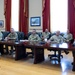 U.S. Army Guard Commander, Brig. Gen. Leland Blanchard, Speaks with JTF Leadership