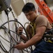 USS Gerald R. Ford (CVN 78) Sailor Conducts Maintenance