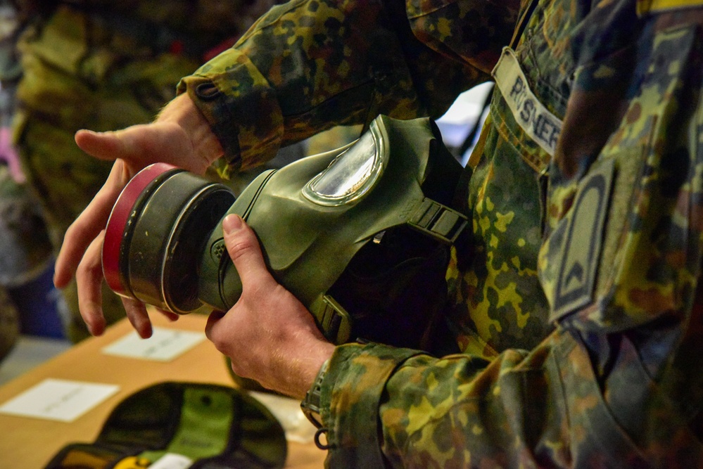 7th Army NCOA Participates in CBRN and Weapons familiarization for GAFPB