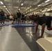 USS Gerald R. Ford (CVN 78) Sailors Conduct Physical Fitness Training