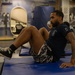 USS Gerald R. Ford (CVN 78) Sailors Conduct Physical Fitness Training