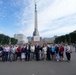 U.S. Congressman Visits Latvian Monument for Flyover