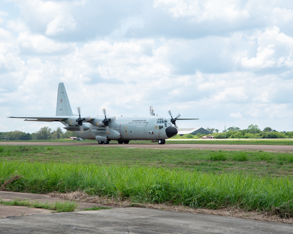 The Royal Thai Air Force, Washington and Utah Air National Guard participate in an air refueling event during Enduring Partners 2025
