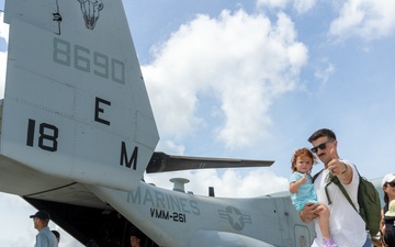 Service members enjoy SPMAGTF-ACM Family Day at Camp Davis