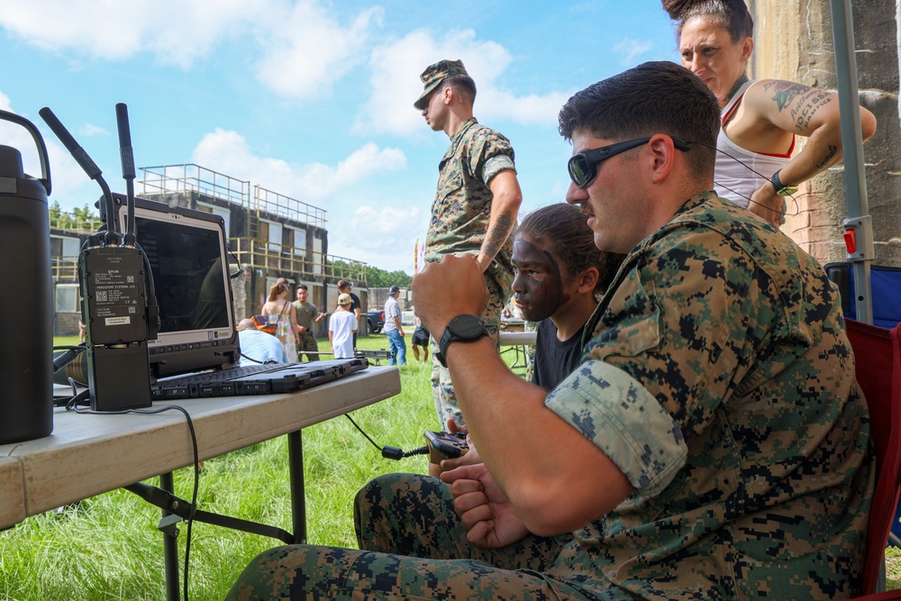 Service members enjoy SPMAGTF-ACM Family Day at Camp Davis
